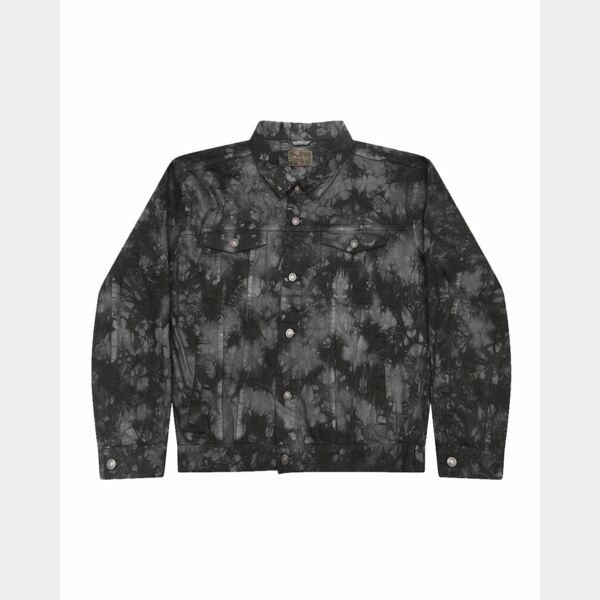 Unisex Tie-Dyed Denim Jacket Thumbnail