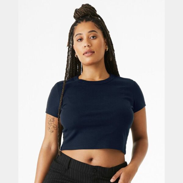 Women's Micro Rib Baby Tee Thumbnail