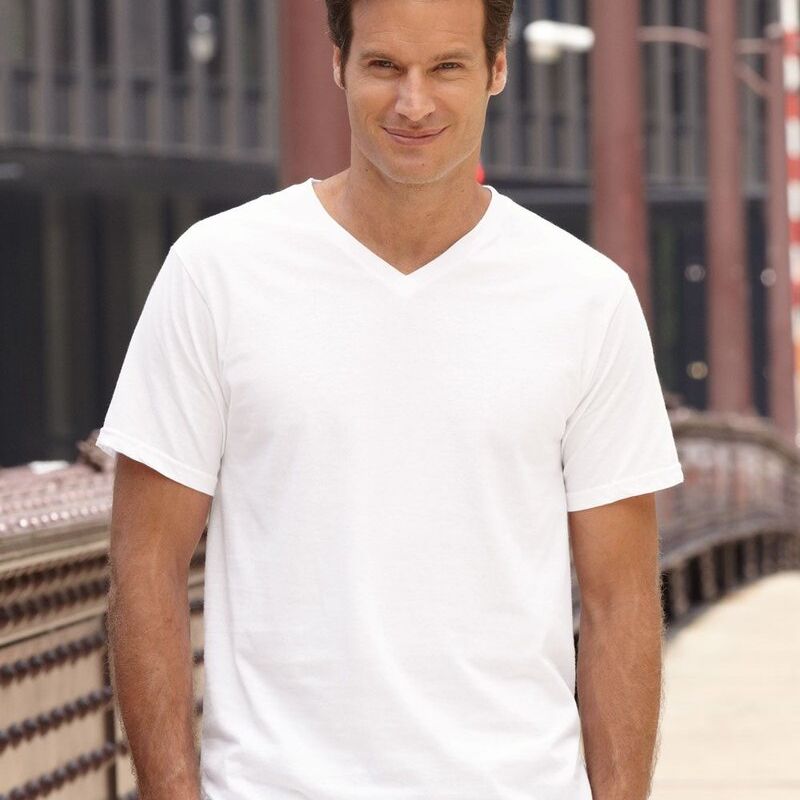 HD Cotton V-Neck T-Shirt Thumbnail