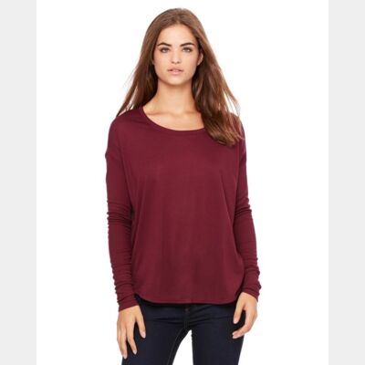 Women’s Flowy 2x1 Ribbed Long Sleeve Tee Thumbnail