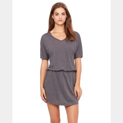 Women's Flowy V-neck Dress Thumbnail