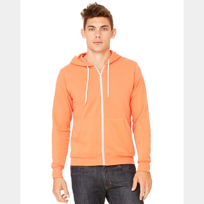 Unisex Sponge Fleece Full-Zip Hoodie Sweatshirt Thumbnail