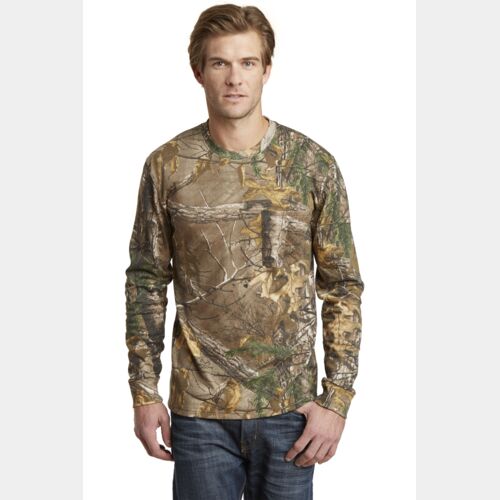 Realtree ® Long Sleeve Explorer 100% Cotton T Shirt with Pocket Thumbnail