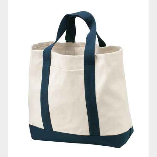 Ideal Twill Two Tone Shopping Tote Thumbnail