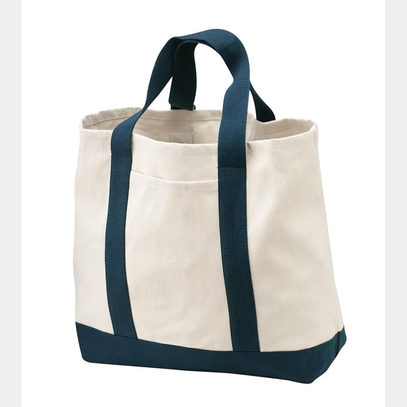 Ideal Twill Two Tone Shopping Tote Thumbnail