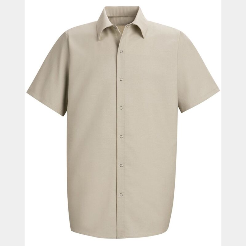 Men's Specialized Short Sleeve Pocketless Work Shirt Thumbnail