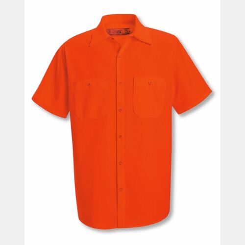 Men's Enhanced Visibility Short Sleeve Work Shirt Thumbnail