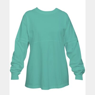 Women's Jersey Pom Pom Long Sleeve T-Shirt Thumbnail