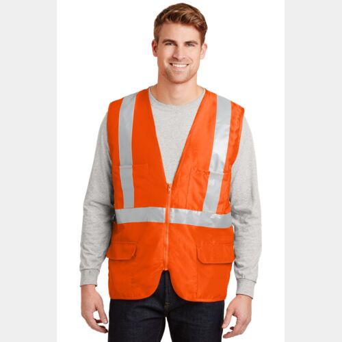 Ansi 107 Class 2 Mesh Back Safety Vest Thumbnail