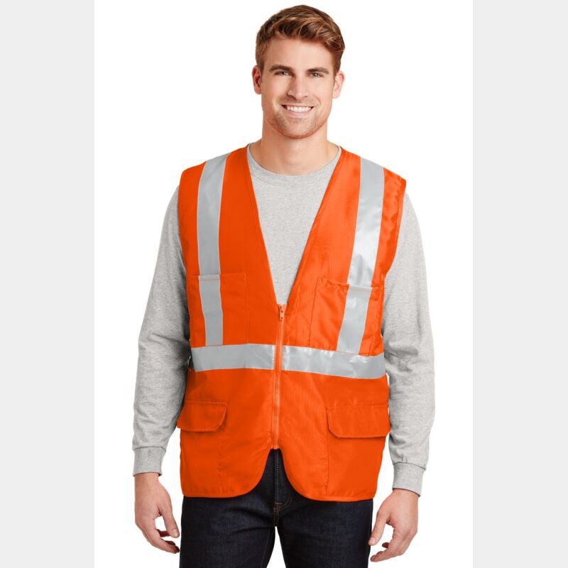 Ansi 107 Class 2 Mesh Back Safety Vest Thumbnail