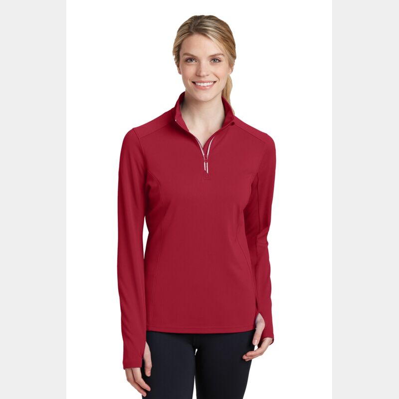 Women's Sport Wick ® Textured 1/4 Zip Pullover Thumbnail