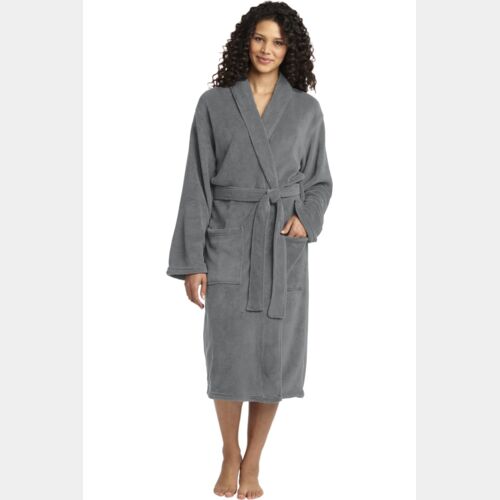 Plush Microfleece Shawl Collar Robe Thumbnail