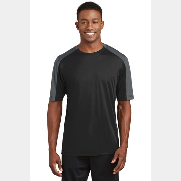 PosiCharge ® Competitor Sleeve Blocked Tee Thumbnail