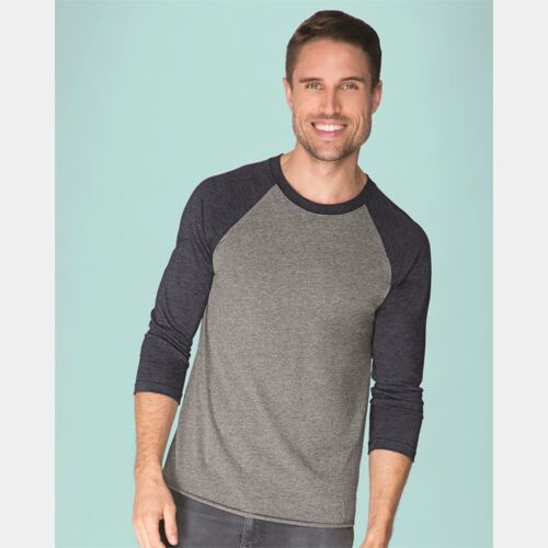 Unisex Triblend Three-Quarter Raglan T-Shirt Thumbnail