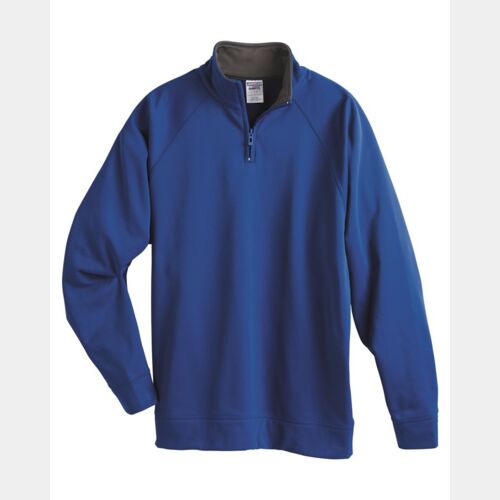Dri-Power® Sport Quarter-Zip Cadet Collar Sweatshirt Thumbnail