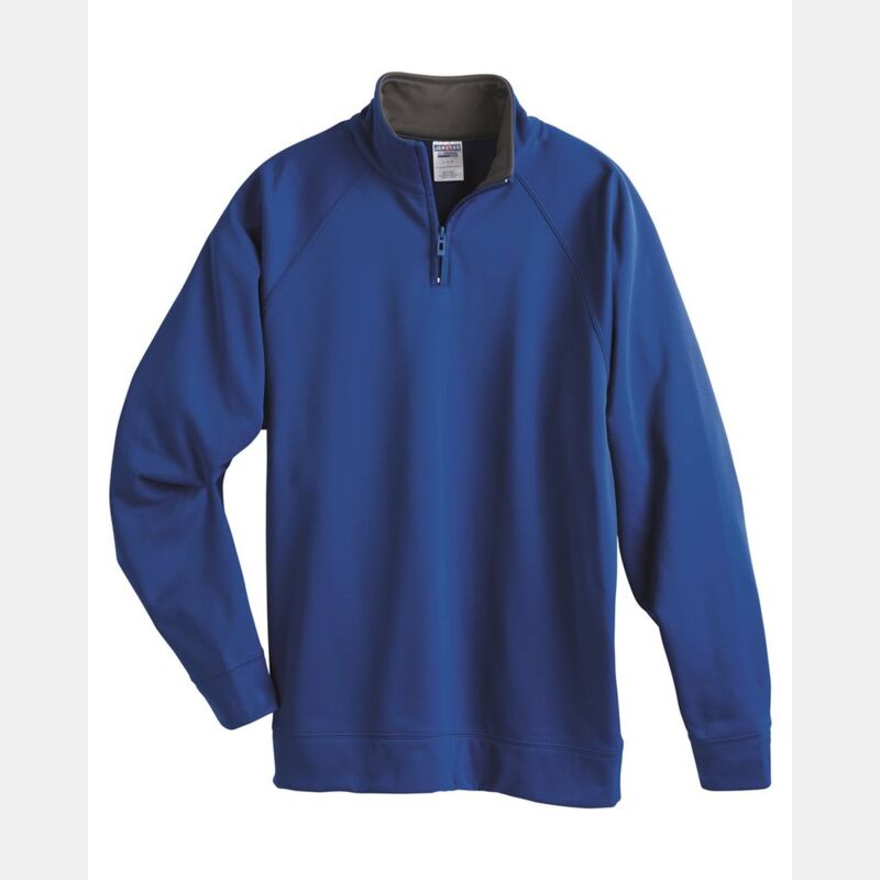 Dri-Power® Sport Quarter-Zip Cadet Collar Sweatshirt Thumbnail