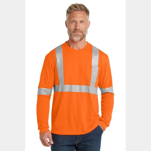Ansi 107 Class 2 Long Sleeve Safety T Shirt Thumbnail