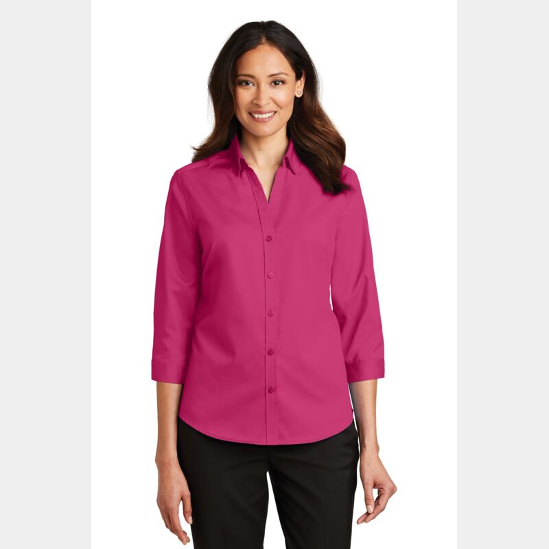 Women's 3/4 Sleeve SuperPro Twill Shirt Thumbnail