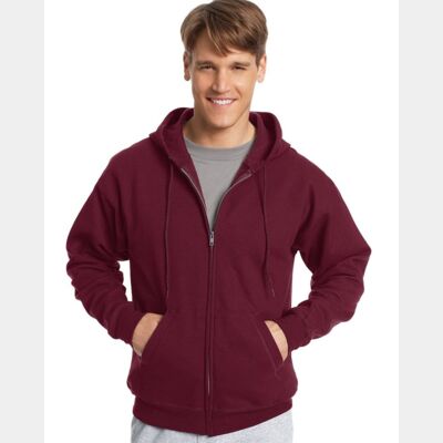 Unisex EcoSmart® Full-Zip Hooded Sweatshirt Thumbnail