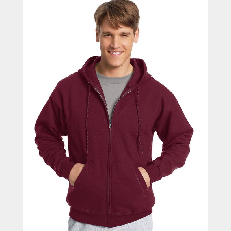 Unisex EcoSmart® Full-Zip Hooded Sweatshirt Thumbnail