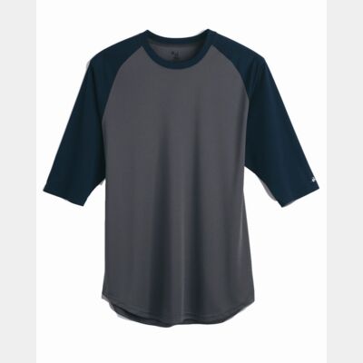 Men's B-Core Three-Quarter Sleeve Baseball T-Shirt Thumbnail