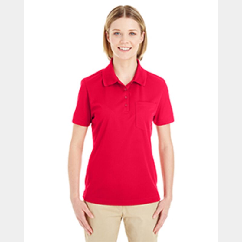 Ladies' Origin Performance Piqué Polo with Pocket Thumbnail