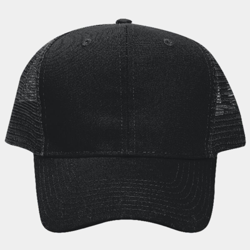 OTTO CAP 6 Panel Mid Profile Mesh Back Trucker Hat Thumbnail