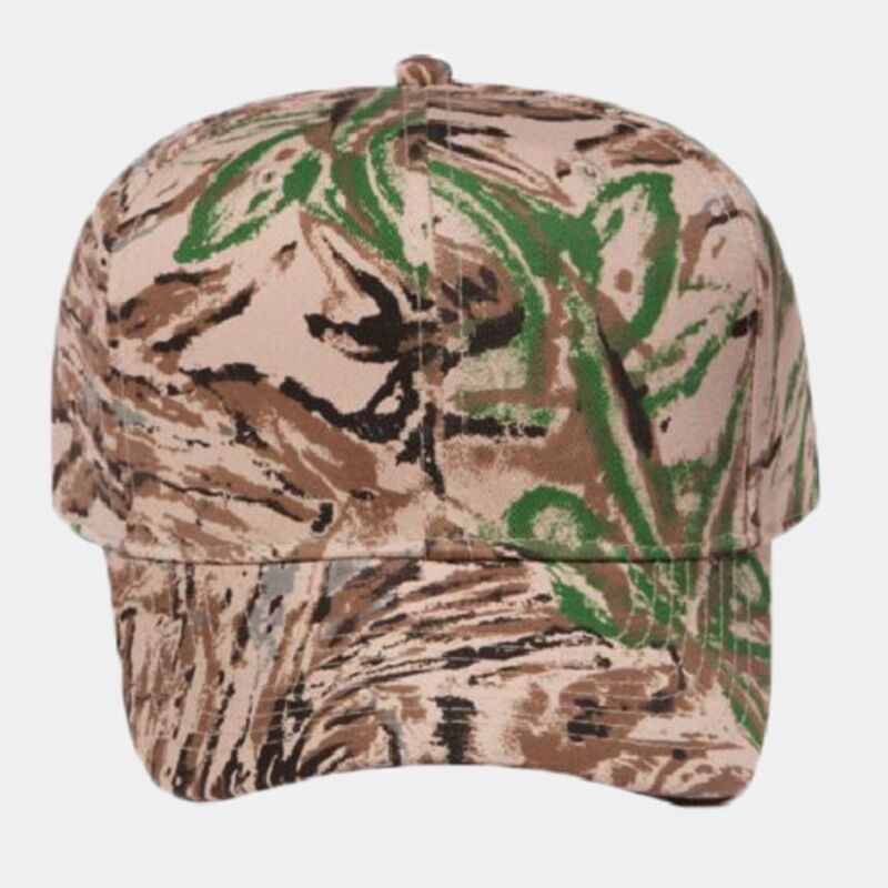 OTTO CAP Camouflage 6 Panel Mid Profile Baseball Cap Thumbnail