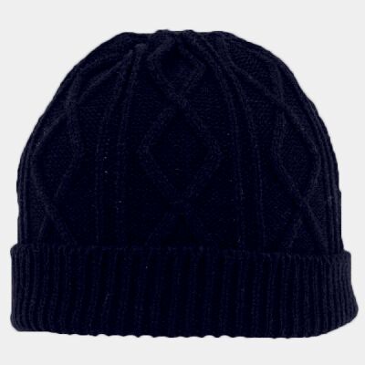OTTO CAP 12" Cable Knit Beanie w/ Rib Knit Cuff Thumbnail