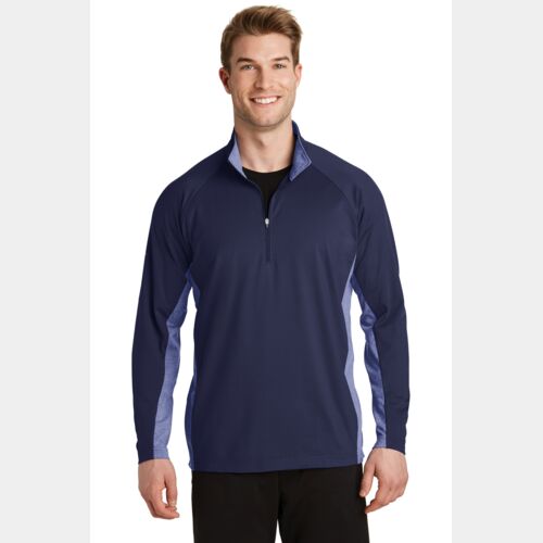 Sport Wick ® Stretch Contrast 1/4 Zip Pullover Thumbnail