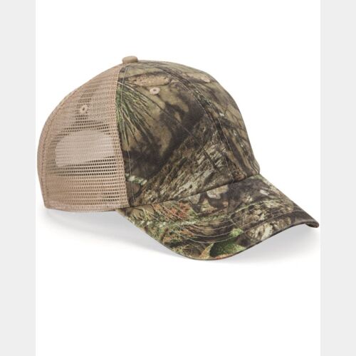 Licensed Camo Washed Mesh Cap Thumbnail