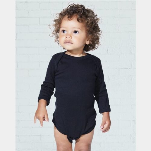 Infant Long Sleeve Baby Rib Bodysuit Thumbnail