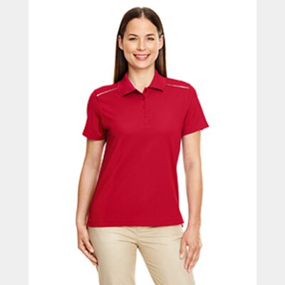 Ladies' Radiant Performance Piqué Polo with Reflective Piping Thumbnail