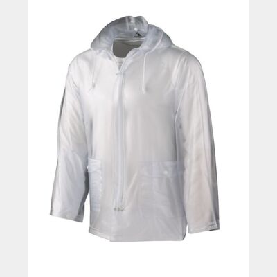 Men's Clear Hooded Rain Jacket Thumbnail