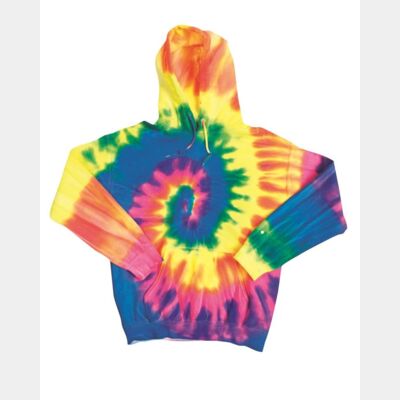 Blended Tie-Dyed Hooded Sweatshirt Thumbnail