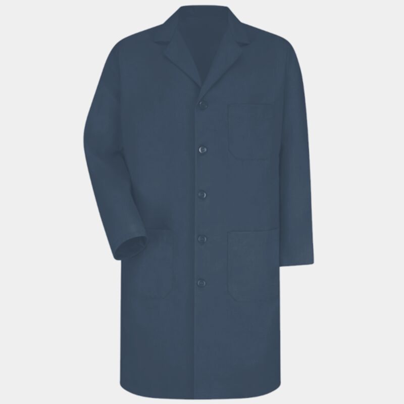 Unisex Extended Sizes Button Front Lab Coat Thumbnail