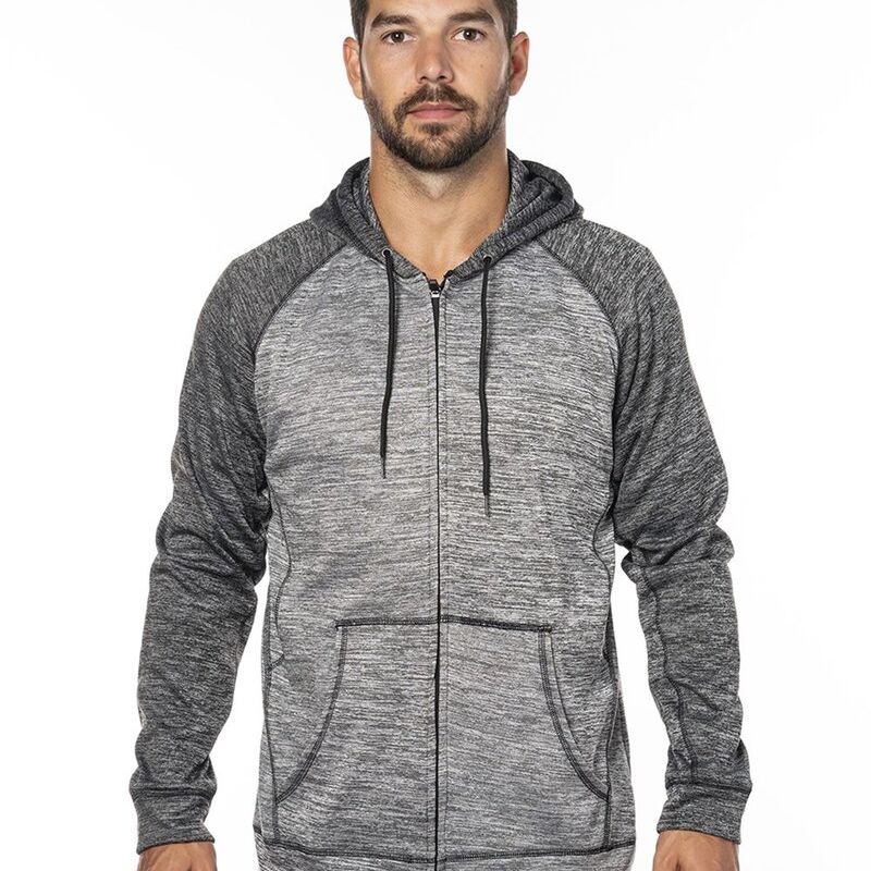 Men's Performance Raglan Full-Zip Sweatshirt Thumbnail