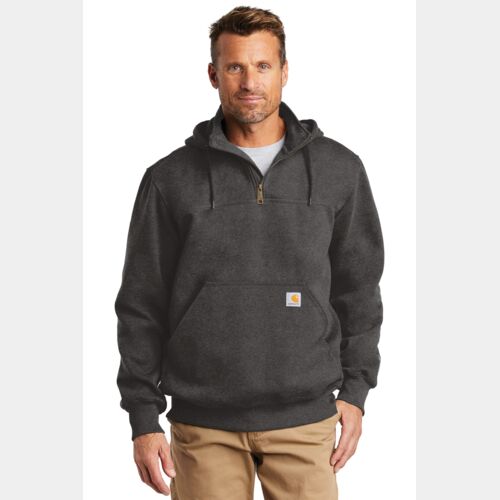 Rain Defender ® Paxton Heavyweight Hooded Zip Mock Sweatshirt Thumbnail