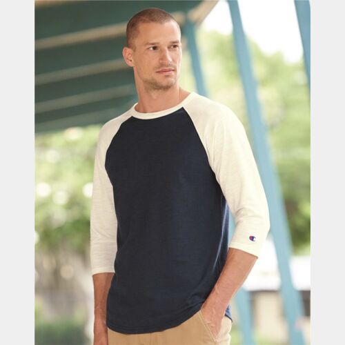 Premium Fashion Raglan Three-Quarter Sleeve Baseball T-Shirt Thumbnail