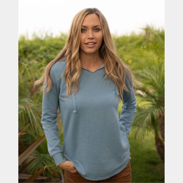 Women’s Lightweight California Wave Wash Hooded Sweatshirt Thumbnail