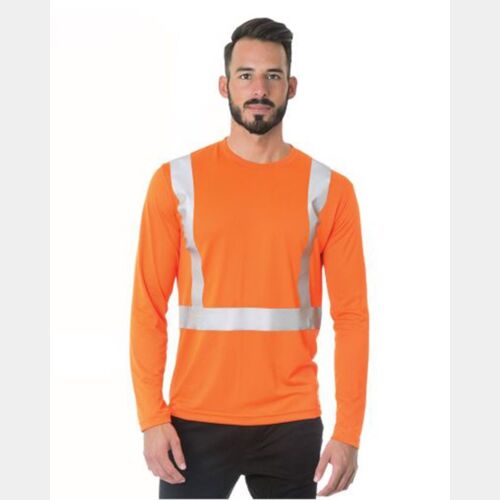 Men's USA-Made Hi-Visibility Long Sleeve Performance T-Shirt Thumbnail