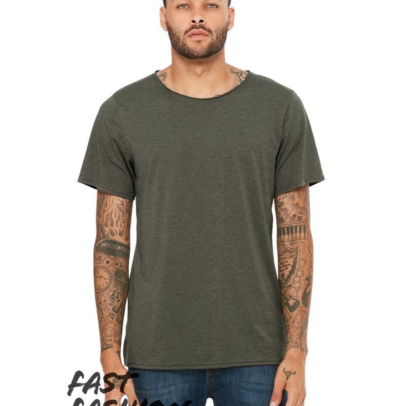 Unisex FWD Fashion Triblend Raw Neck Tee Thumbnail