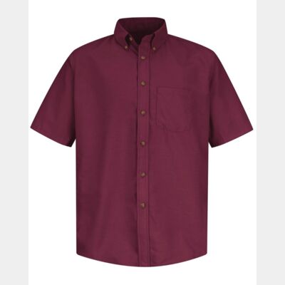 Men's Tall Poplin Short Sleeve Dress Shirt Thumbnail
