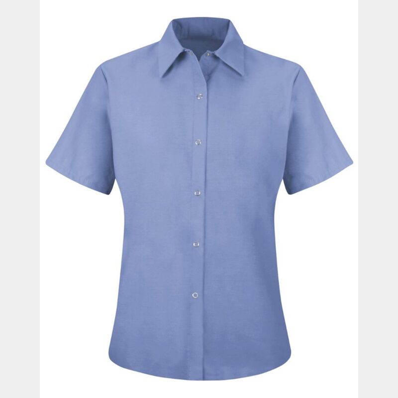 Women's Short Sleeve Specialized Pocketless Work Shirt Thumbnail