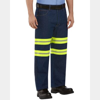 Men's Enhanced Visibility Relaxed Fit Jeans Thumbnail