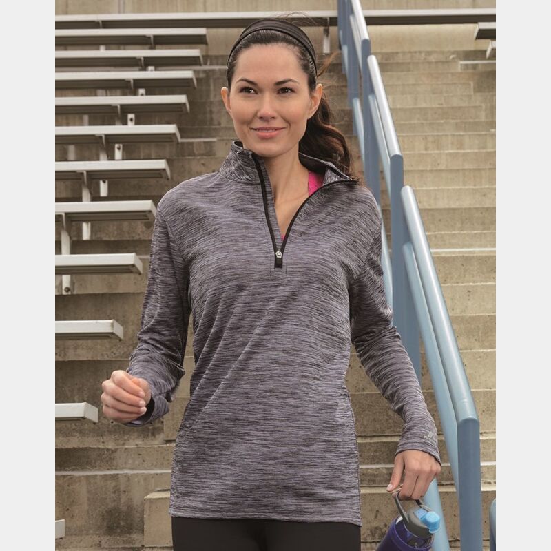 Women's Striated Quarter-Zip Pullover Thumbnail