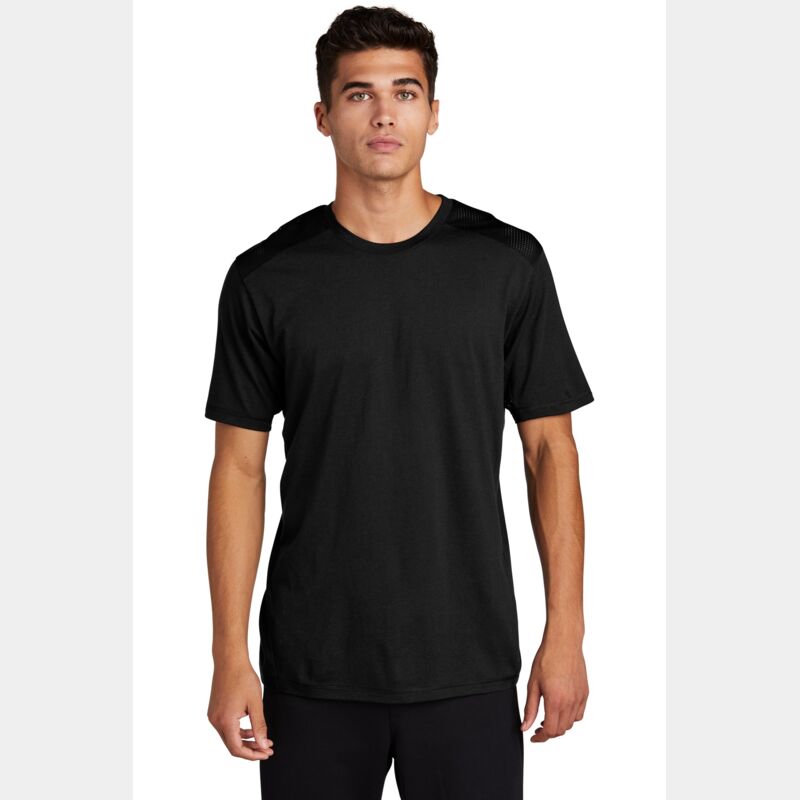 PosiCharge ® Tri Blend Wicking Draft Tee Thumbnail