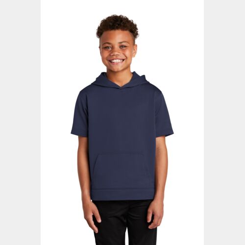 Youth Sport Wick ® Fleece Short Sleeve Hooded Pullover Thumbnail
