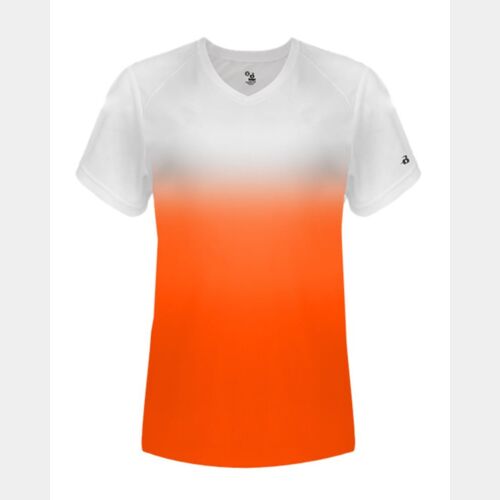 Women's V-Neck Ombre T-Shirt Thumbnail