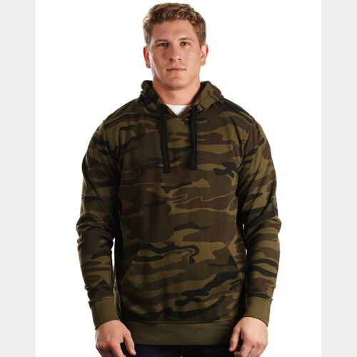 Men's Enzyme-Washed French Terry Hooded Sweatshirt Thumbnail